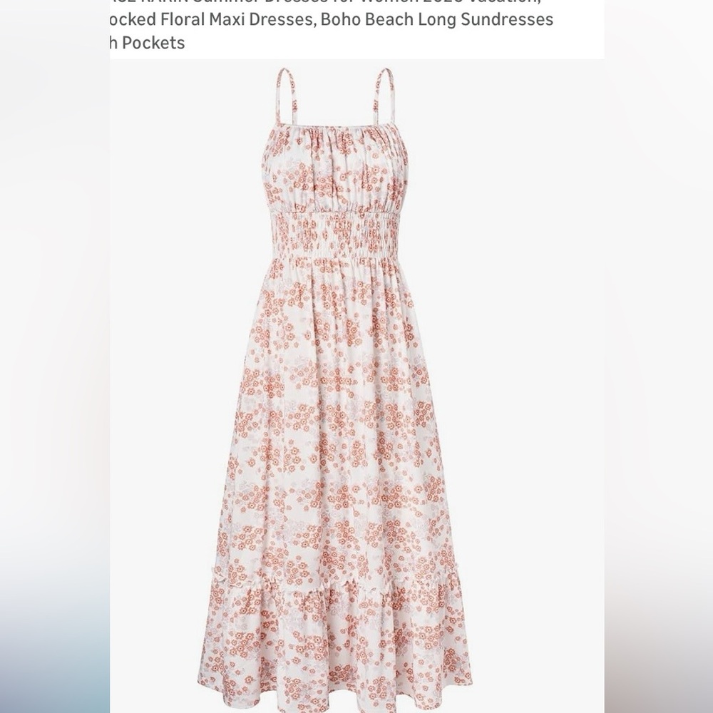 Grace Karin Pink Floral Maxi Dress